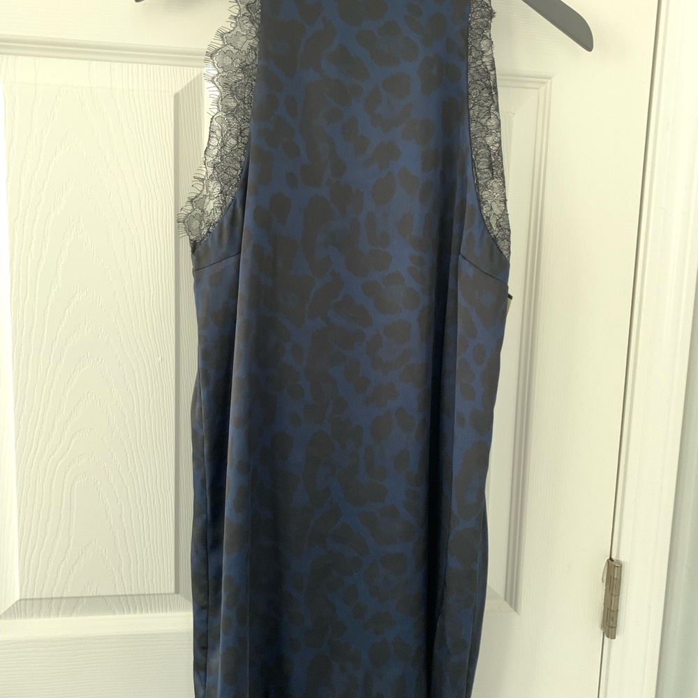 Zara leopard print lace dress Size M